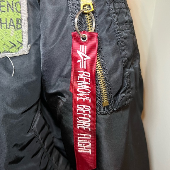 Alpha Industries X Urban Outfitters patchwork bomber jacket - Picture 3 of 16